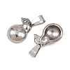 304 Stainless Steel Pendant Rhinestone Settings STAS-B167-25P-2