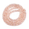 Electroplate Glass Beads Strands EGLA-A044-T1mm-B21-3