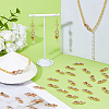 50Pcs Alloy Crystal Rhinestone Links/Connectors ALRI-FH0001-24-4