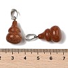 Synthetic Goldstone Pendants G-B127-03P-09-4