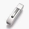 304 Stainless Steel Bayonet Clasps STAS-A035F-5MP-2