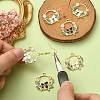 20Pcs 2 Colors Alloy Enamel Pendants ENAM-CJ0004-20-3