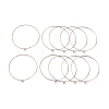 Ion Plating(IP) 316 Surgical Stainless Steel Wine Glass Charms Rings STAS-L214-01G-01RG-1