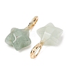 Natural Green Aventurine Pendants GG-CBAE2A3-02G-01-2