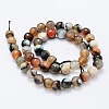 Natural Agate Beads Strands G-K261-04A-8mm-2