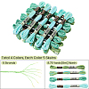 20 Skeins 4 Colors 6-Ply Polyester Embroidery Floss OCOR-CY0004-38D-2