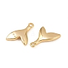 Ocean Theme Brass Charms KK-F902-07M-G-2