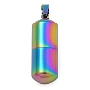 304 Stainless Steel Openable Urn Ashes Pendants STAS-M084-05D-1