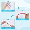 100Pcs Plastic Yarn Knitting Needles SENE-SP0001-01-5