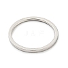 Non-Tarnish 304 Stainless Steel Simple Plain Band Finger Ring for Women Men RJEW-F152-05P-F-2