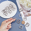 16Pcs 2 Shapes Alloy Adjustable Buckle FIND-WR0001-82P-3