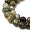 Natural Green Lepidolite Beads Strands G-K350-B01-6mm-4
