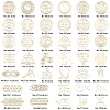 SUNNYCLUE Chakra Theme Self Adhesive Brass Stickers DIY-SC0010-59-2
