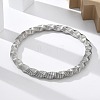 304 Stainless Steel Stretch Bangles for Women LS-BJEW-P315-02A-P-2
