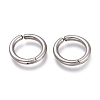 Non-Tarnish 201 Stainless Steel Clip-on Earrings EJEW-L256-04B-P-1