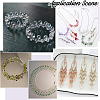 200Pcs 20 Colors Handmade Lampwork Beads LAMP-GA0001-11-7