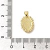 Rack Plating Brass with Cubic Zirconia Pendants KK-Z086-33G-02-3