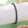 Synthetic Hematite Stretch Bracelets BJEW-P0131-011-2