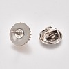 Plastic Safety Brooches JEWB-WH0009-30-2