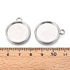 Tibetan Style Alloy Pendant Cabochon Settings PALLOY-N178-13AS-E-3