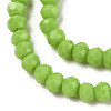 Opaque Solid Color Imitation Jade Glass Beads Strands EGLA-A044-P3mm-D30-3