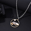 Chinese Style Alloy Pendant Necklaces NJEW-YW0001-01-8