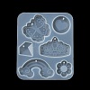 Rainbow/Butterfly/Crown Pendant DIY Silicone Mold X1-DIY-K073-09D-4