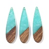 Resin & Wood Big Pendants WOOD-F015-08A-1