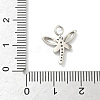 Brass Micro Pave Clear Cubic Zirconia Pendants KK-H528-05B-P-3