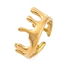 Marine Animal Theme 304 Stainless Stee Open Cuff Rings RJEW-Q005-01F-G-2