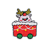 Christmas Theme Computerized Embroidery Cloth Self Adhesive Patches XMAS-PW0001-095M-1