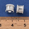 Rack Plating Brass Pave Clear Cubic Zirconia Beads KK-M285-29S-3