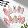 1Set Plastic Full Cover Press On False Nails MRMJ-CP0001-68-3