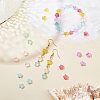 Transparent Spray Painted Glass Beads GLAA-FH0001-18-2