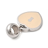 304 Stainless Steel European Dangle Charms OPDL-L013-38E-2