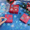 80Pcs 8 Styles Christmas Translucent Resin Cabochons RESI-SC0003-40-4