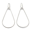 Non-Tarnish 316 Stainless Steel Earring Findings STAS-O149-02P-1