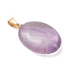 Natural Mixed Gemstome Pendants PALLOY-JF05083-4
