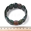 Natural Rose Quartz Beads Stretch Bracelets for Women Men BJEW-I323-02I-5