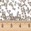Full Rainbow Plated Transparent Electroplate Glass Beads EGLA-M030-02A-FR03-3