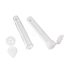 Clear Tube Plastic Bead Containers with Lid X-C067Y-3
