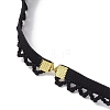 Brass Layered Leaf Tassel Thigh Leg Chains AJEW-AN00656-4
