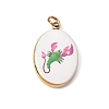 Printed 304 Stainless Steel Pendants SA-CBACFAA-05G-A-1