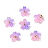 Alloy Acrylic Pendants TACR-P016-01G-13-1