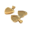 316 Stainless Steel Locket Pendants X-STAS-K321-26G-2