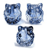 Transparent Spray Paint Glass Beads LS-X1-GLAA-H035-01J-1