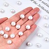Half Drilled Natural Cultured Freshwater Pearl Beads PEAR-R008-01-6