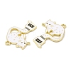 Alloy Enamel Pendants ENAM-Z004-01B-2