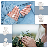 DIY Blank Dome Finger Ring Making Kit DIY-UN0004-13-2