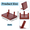 2 Boxs Pine Wood Raw Mineral Display Holder ODIS-UN0001-14B-2